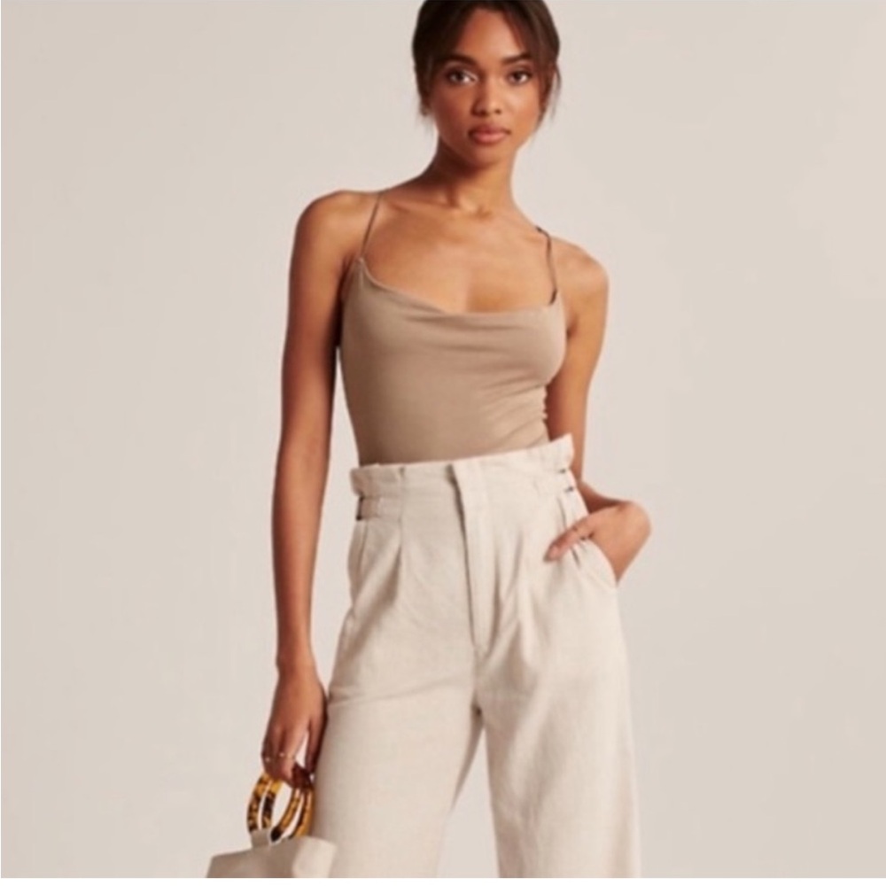 A&F Taupe Bodysuit